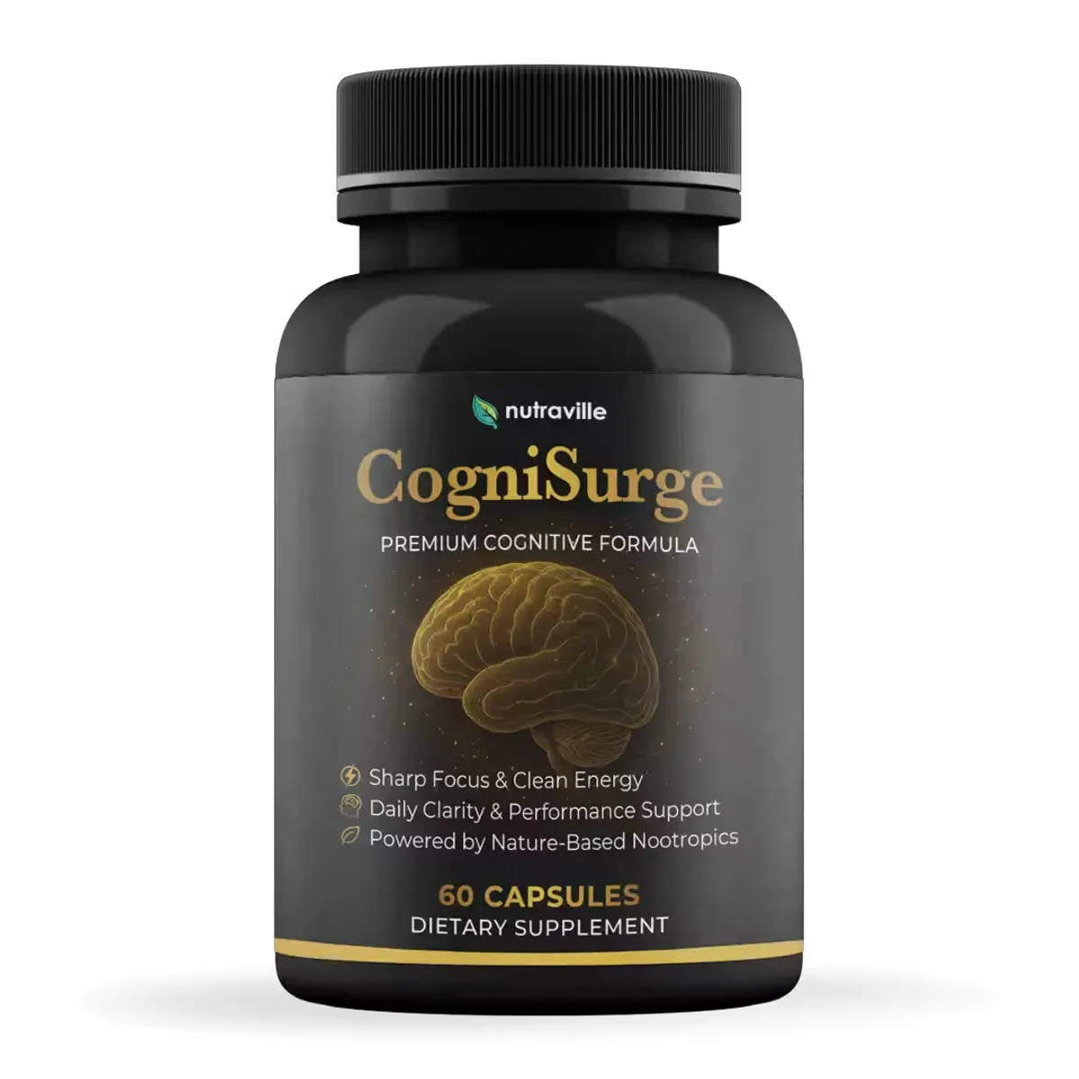 CogniSurge Cognitive Health — Front Label
